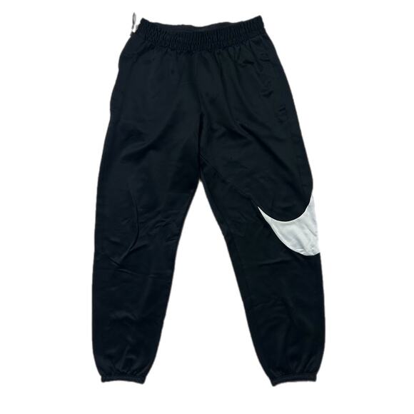 Nike Therma-Fit Jogger Sweatpants Mens Medium Black Big Swoosh Dri-Fit CK6613 - Picture 1 of 6